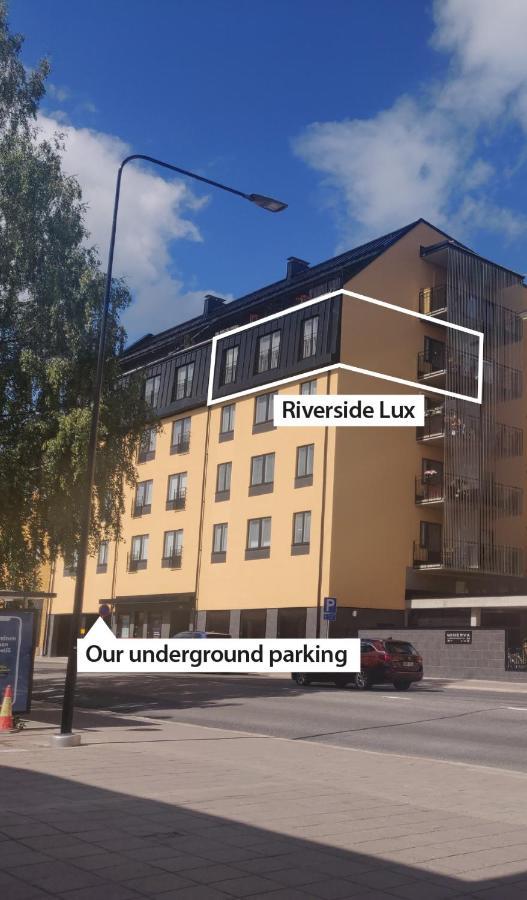 Riverside Lux With 2 Bedrooms, Car Park Garage And Sauna Åbo Exteriör bild
