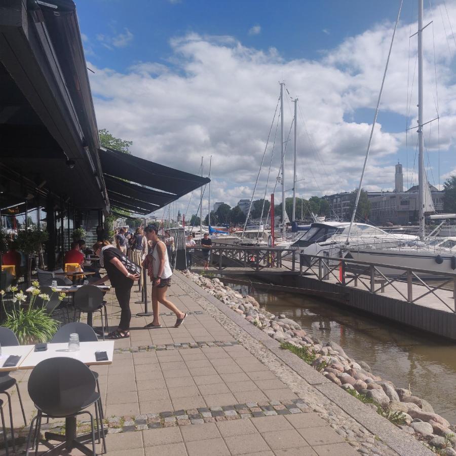 Riverside Lux With 2 Bedrooms, Car Park Garage And Sauna Åbo Exteriör bild